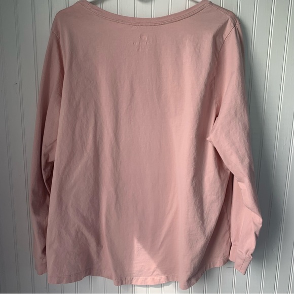Nike (2X) Ladies Blush Pink Long Sleeve T-Shirt - Picture 5 of 5